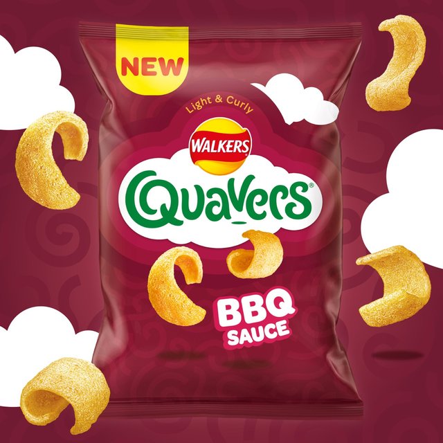 Walkers Quavers BBQ Sauce Multipack Snacks Crisps   6 per pack GOODS M&S   