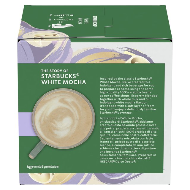 Starbucks by Nescafe Dolce Gusto White Mocha    12 per pack GOODS M&S   