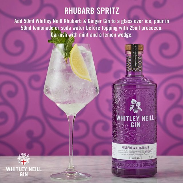 Whitley Neill Rhubarb & Ginger Gin   70cl GOODS M&S   