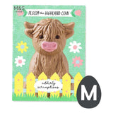 M&S Flossy the Highland Cow Easter Egg    155g