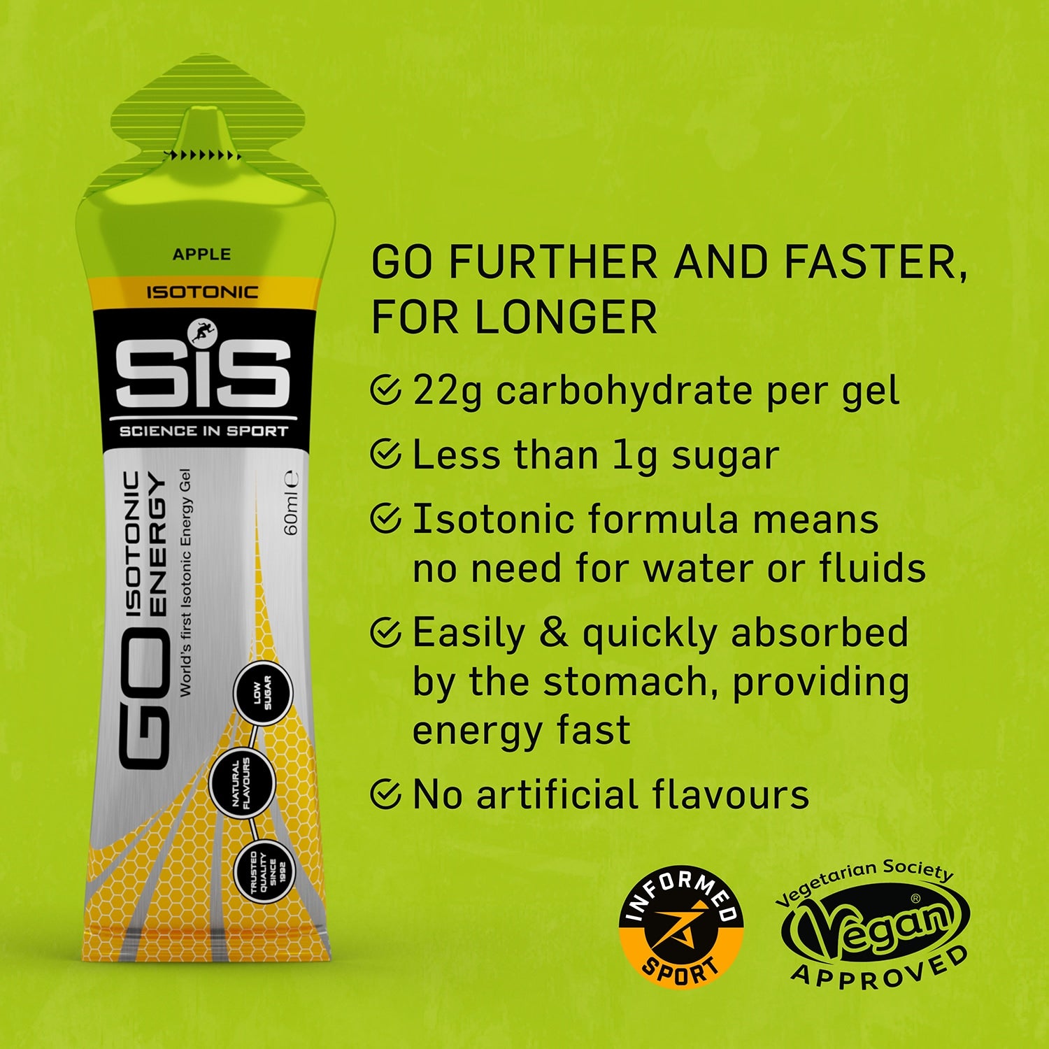 SiS GO Isotonic Energy Gel Blackcurrant 60ml - 998285