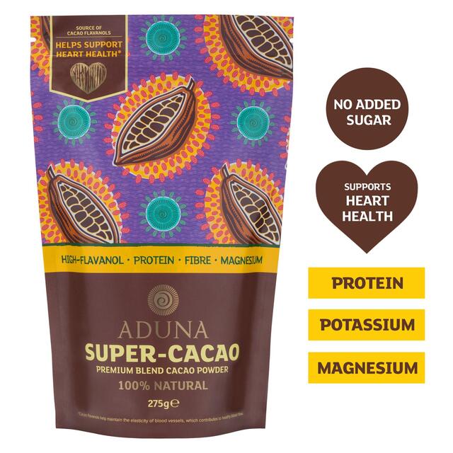 Aduna Super-Cacao Premium Blend Cacao Powder   275g - McGrocer