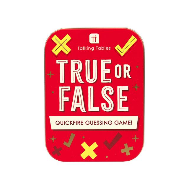 Talking Tables Fun in a Tin True or False Game GOODS M&S   