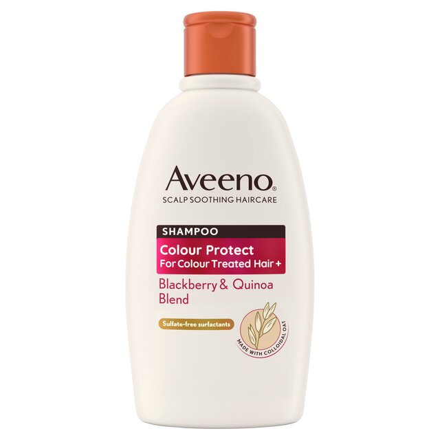 Aveeno Colour Protect Blackberry & Quinoa Shampoo Colour Treated Hair   300ml - McGrocer