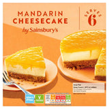 Sainsburys Mandarin Cheesecake 500g