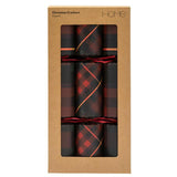Sainsburys Home Dinner Christmas Crackers Tartan 6pk