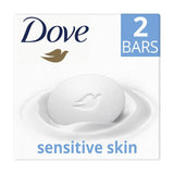 Dove Pure  Sensitive Hypoallergenic Beauty Cream Soap Bar 2x90g