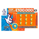 National Lottery 1 100000 100000 Orange Doubler Scratchcard Game