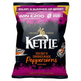 Kettle Sea Salt  Crushed Black Peppercorns Potato Chips 40g