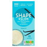 Sainsburys Shape  Slim Meal Replacement Shakes Vanilla 10x 29g 290g