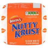 Irwins Nutty Krust Medium Sliced White Bread 800g
