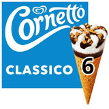Cornetto Classico Chocolate Vanilla Ice Cream Cones 6x90ml