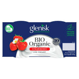 Glenisk Bio Live Organic Yogurt Strawberry 4x125g