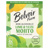 Belvoir Farm Non-Alcoholic Lime  Yuzu Mojito 4 x 250ml
