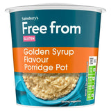Sainsburys Free From Golden Syrup Porridge Pot 55g