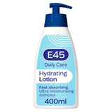 E45 Daily Non Greasy Moisturiser Body Lotion for Dry  Sensitive Skin 400ml
