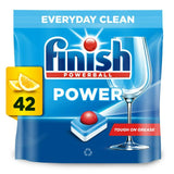 Finish Power All In One Lemon Dishwasher Tablets x42