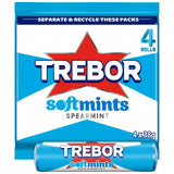 Trebor Spearmint Mints Rolls Multipack x4 38g