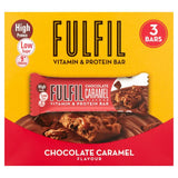 FULFIL Chocolate Caramel Flavour Vitamin  Protein Bar 340g