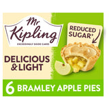 Mr Kipling Delicious  Light Bramley Apple Pies x6