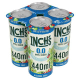 Inchs 00 Alcohol Free Apple Cider Cans 4 x 440ml
