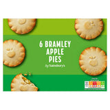 Sainsburys Bramley Apple Pies x6