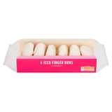 Sainsburys Iced Buns x6