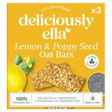 Deliciously Ella Lemon  Poppy Seed Oat Bars 3x50g