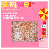 Sainsburys Lemon Curd  Cream Victoria Sponge 312g