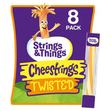 Strings  Things Twisted Cheestrings Cheese Snack x8 160g