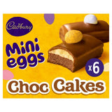 Cadbury Mini Eggs Milk Chocolate Easter Cakes x6