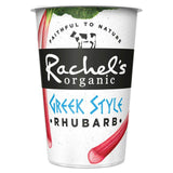 Rachels Organic Greek Style Yogurt Rhubarb 450g