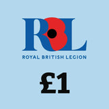 Poppy Appeal 1 Monetary Donation 2024 Only available as part of a regular shop cannot be bought in isolation