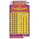 National Lottery 5 1000000 50 Million Cash Showdown Scratchcard Game