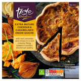 Sainsburys Extra Mature Cheddar  Caramelised Onion Quiche Taste the Difference 400g