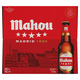 Mahou Lager Beer Bottle 12x330ml