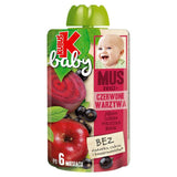 Kubu Baby Food Apple Blackcurrant Beetroot Mousse 100g