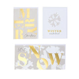 Habitat Multiview Modern Let it Snow Neutral 20pk