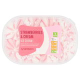 Sainsburys Strawberry  Cream Ice Cream 900ml
