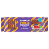Sainsburys Caramel Bourbon Twists 150g