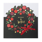 Habitat Luxury Merry  Bright Wreath 5pk