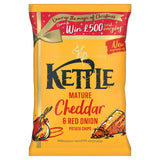 Kettle Mature Cheddar  Red Onion Potato Chips 130g