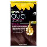 Garnier Olia 4.15 Iced Chocolate Brown Permanent Hair Dye - McGrocer