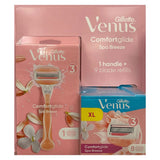 Gillette Venus Spa Breeze Razor with 9 Blades