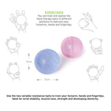 66fit Hand Massage Therapy Ball - Set of 2 - McGrocer