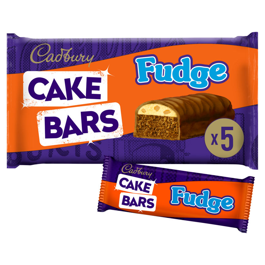 Cadbury Fudge Chocolate Cake Bars - McGrocer