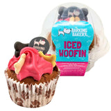 The Barking Bakery Woofin Dog Treat Muffin Vanilla Pink Yogurt Icing   95g - McGrocer