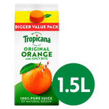 Tropicana Original Orange Fruit Juice with Bits   1.5L GOODS M&S   