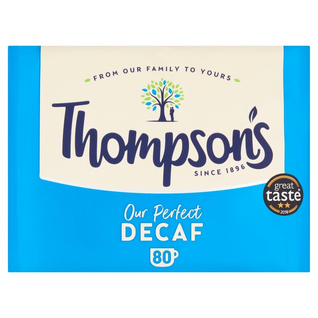 Thompsons Punjana Decaffeinated Tea Bags   80 per pack GOODS M&S   