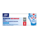 Boots Decongestant with Pain Relief Tablets - 12 Tablets - McGrocer